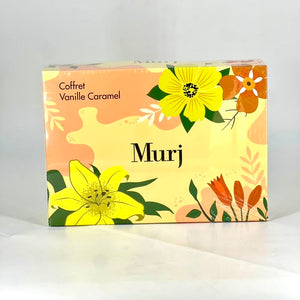 Coffret “Murj Vanille Caramel” & Bouquet Élégant
 -Oran-Ref:222