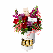 Box Prestige « Fleurs, Chocolat & Parfum » Réf: WB131