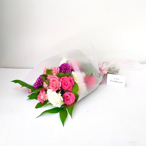 Bouquet de fleurs de printemps -Oran- réf: WB017