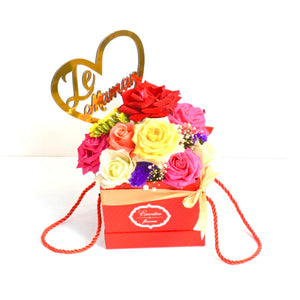 Box of Flowers  "Je t'aime maman" -Constantine-  Réf: WB123