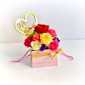 Box of Flowers  "Je t'aime maman" -Constantine-  Réf: WB123